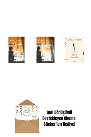 Aklımda Hep Sen (Midi Boy) + Aklımda  Hep Sen + İğreti Yaşamlar + Okuma Sticker'ları
