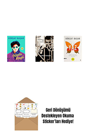 Aslında Hayal + Konuştuğumuz Gibi Uzaklara + Yaz + Okuma Sticker'ları