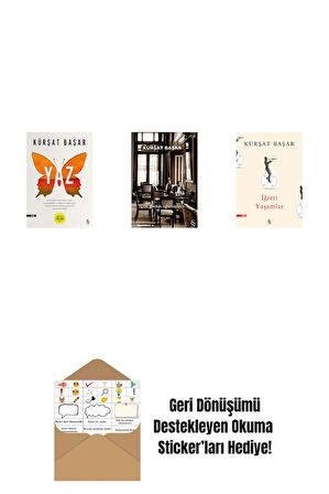 Yaz + Çok Güldük, Ağlamayalım + İğreti Yaşamlar + Okuma Sticker'ları