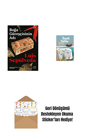 Boğa Güreşçisinin Adı + Beyaz Balina + Okuma Sticker'ları