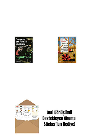 Duygusal Bir Katilin Günlüğü + Yavaşlığın Önemini Anlayan Salyangozun Hikayesi + Okuma Sticker'ları