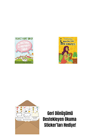 Üç Pastoral ve Pastörize Tablo + Buse Cinayeti (Cep Boy) + Okuma Sticker'ları