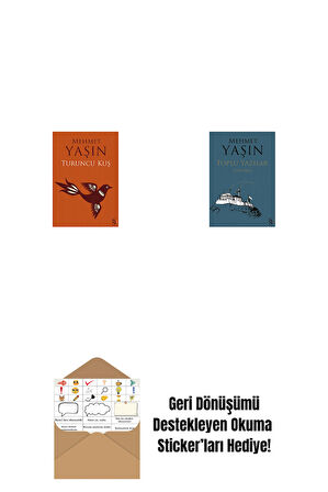 Turuncu Kuş + Toplu Yazılar + Okuma Sticker'ları