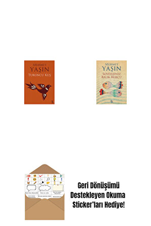 Turuncu Kuş + Soydaşınız Balık Burcu + Okuma Sticker'ları