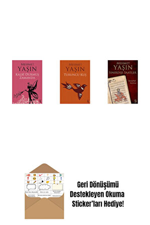 Kalbi Durmuş Zamanda + Turuncu Kuş + Sınırdışı Saatler + Okuma Sticker'ları