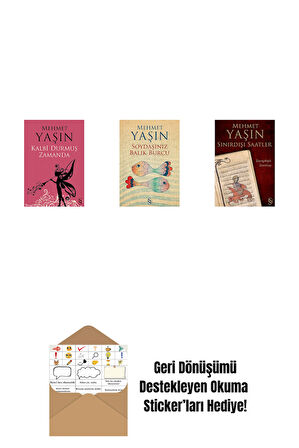 Kalbi Durmuş Zamanda + Soydaşınız Balık Burcu + Sınırdışı Saatler + Okuma Sticker'ları
