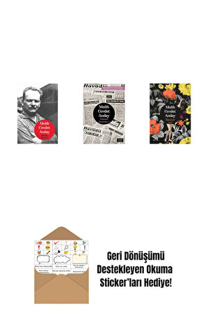 Melih Cevdet Anday - Bütün Şiirleri + Müstear Zamanlar - 1 + Raziye (Ciltli) + Okuma Sticker'ları