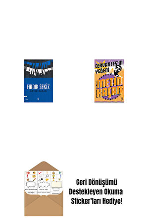 Fındık Sekiz + Cervantes'in Yeğeni + Okuma Sticker'ları