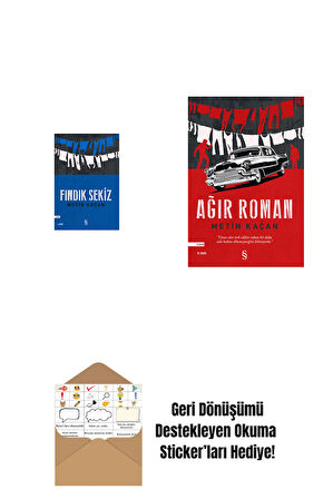Fındık Sekiz + Ağır Roman + Okuma Sticker'ları