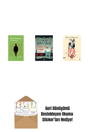 Everest Açıkhava 12 - Şeytanname + Teatral Bir Roman + Üstat İle Margarita + Okuma Sticker'ları