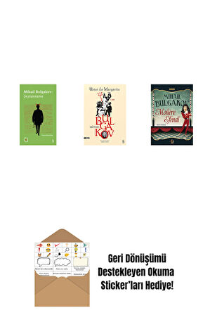 Everest Açıkhava 12 - Şeytanname + Üstat İle Margarita + Moliere Efendi + Okuma Sticker'ları