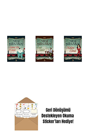 Teatral Bir Roman + Son Günler + Moliere Efendi + Okuma Sticker'ları