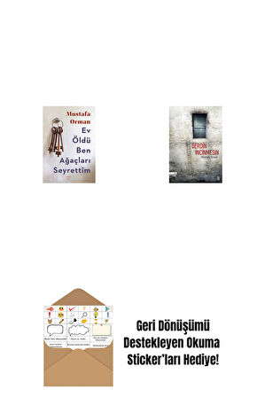 Ev Öldü Ben Ağaçları Seyrettim + Derdin İncinmesin + Okuma Sticker'ları