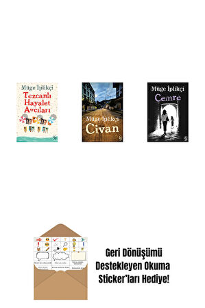 Tezcanlı Hayalet Avcıları + Civan + Cemre + Okuma Sticker'ları