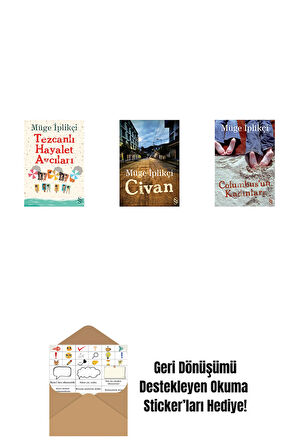 Tezcanlı Hayalet Avcıları + Civan + Columbus'un Kadınları + Okuma Sticker'ları