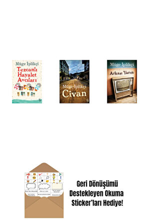 Tezcanlı Hayalet Avcıları + Civan + Arkası Yarın + Okuma Sticker'ları