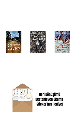 Civan + Yıkık Kentli Kadınlar + Columbus'un Kadınları + Okuma Sticker'ları