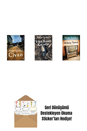 Civan + Yıkık Kentli Kadınlar + Arkası Yarın + Okuma Sticker'ları