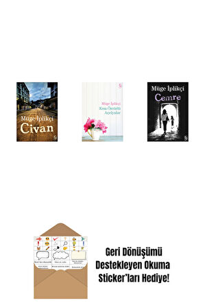 Civan + Kısa Ömürlü Açelyalar + Cemre + Okuma Sticker'ları