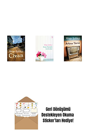 Civan + Kısa Ömürlü Açelyalar + Arkası Yarın + Okuma Sticker'ları