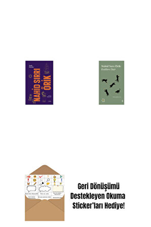 Nahid Sırrı Örik - Toplu Öyküler (Ciltli) + Everest Açıkhava 29 - Kedilere Dair + Okuma Sticker'ları