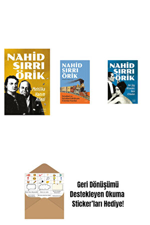 Mehlika Hanım Ailesi + Seyahat ve Seyahat Edebiyatı Üzerine Yazılar + Her Şey Bitmeden,  Gece Olmadan + Okuma Sticker'ları