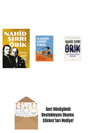 Mehlika Hanım Ailesi + Seyahat ve Seyahat Edebiyatı Üzerine Yazılar + Eski Zaman Kadınları Arasında + Okuma Sticker'ları