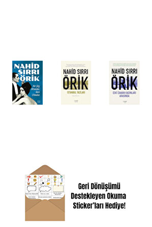 Her Şey Bitmeden,  Gece Olmadan + İstanbul Yazıları + Eski Zaman Kadınları Arasında + Okuma Sticker'ları