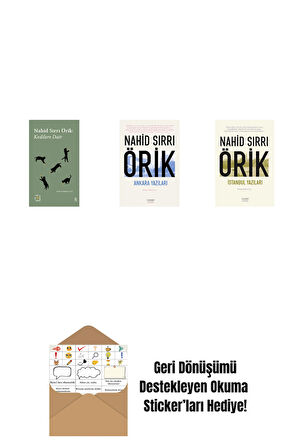 Everest Açıkhava 29 - Kedilere Dair + Ankara Yazıları + İstanbul Yazıları + Okuma Sticker'ları