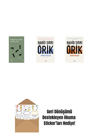 Everest Açıkhava 29 - Kedilere Dair + Ankara Yazıları + Resim Yazıları + Okuma Sticker'ları