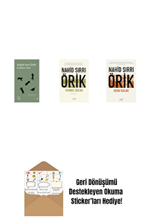 Everest Açıkhava 29 - Kedilere Dair + İstanbul Yazıları + Resim Yazıları + Okuma Sticker'ları