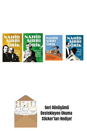 Nahid Sırrı Örik 4 Kitap Set + Okuma Sticker'ları