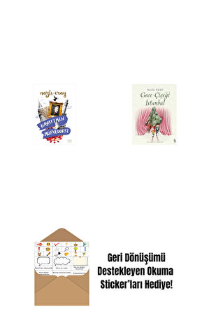 Hayatımın Müsveddesi + Gece Çiçeği İstanbul + Okuma Sticker'ları