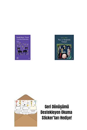 Everest Açıkhava 15 - Nazlı Eray: Ömür Uzatma Kahvehanesi  Seçme Öyküler + Naz ve Köşkteki Vampir + Okuma Sticker'ları