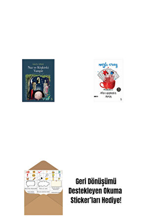 Naz ve Köşkteki Vampir + Aşkı Giyinen Adam + Okuma Sticker'ları