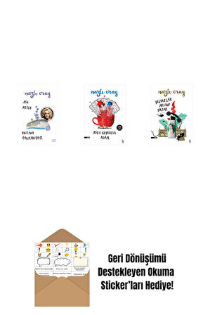 Aşk Artık Burada Oturmuyor + Aşkı Giyinen Adam + Yıldızlar Mektup Yazar + Okuma Sticker'ları