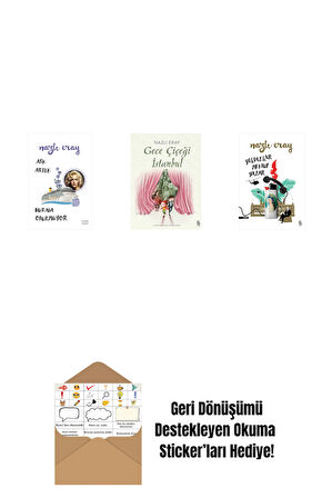 Aşk Artık Burada Oturmuyor + Gece Çiçeği İstanbul + Yıldızlar Mektup Yazar + Okuma Sticker'ları