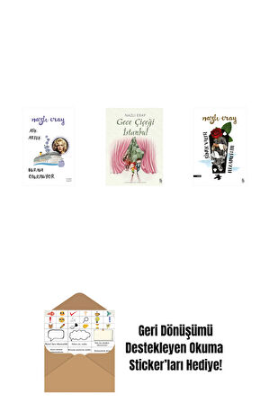 Aşk Artık Burada Oturmuyor + Gece Çiçeği İstanbul + Sinek Valesi Nizamettin + Okuma Sticker'ları