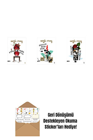 Kalbin Güneybatısı + Yıldızlar Mektup Yazar + Sinek Valesi Nizamettin + Okuma Sticker'ları