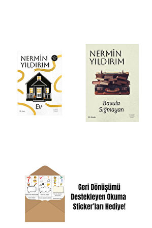 Ev + Bavula Sığmayan + Okuma Sticker'ları