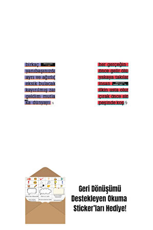 A ! Etika + Yenilgiler Tarihi + Okuma Sticker'ları