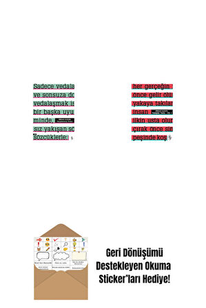 Parçalanmış Divan + Yenilgiler Tarihi + Okuma Sticker'ları