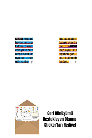 Tuz Günleri + Altı + Okuma Sticker'ları