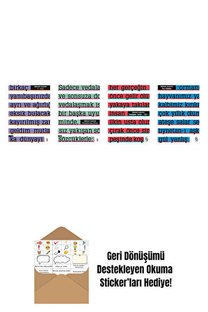 Orhan Alkaya 4 Kitap Set + Okuma Sticker'ları