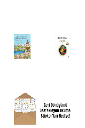 İstanbul İstanbul (Ciltli) + Murtaza (Midi Boy) + Okuma Sticker'ları