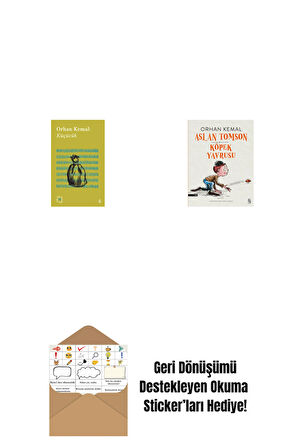 Everest Açıkhava 13 - Küçücük + Aslan Tomson - Köpek Yavrusu + Okuma Sticker'ları