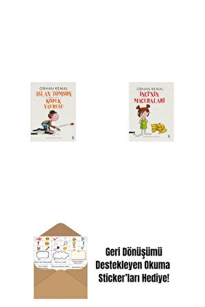 Aslan Tomson - Köpek Yavrusu + İnci'nin Maceraları + Okuma Sticker'ları