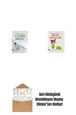 Elli Kuruş Çikolata + İnci'nin Maceraları + Okuma Sticker'ları