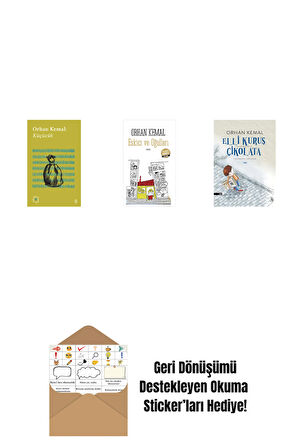 Everest Açıkhava 13 - Küçücük + Eskici ve Oğulları (Midi Boy) + Elli Kuruş Çikolata + Okuma Sticker'ları