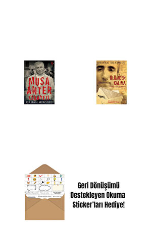Musa Anter Cinayeti + Ölümden Kalıma + Okuma Sticker'ları